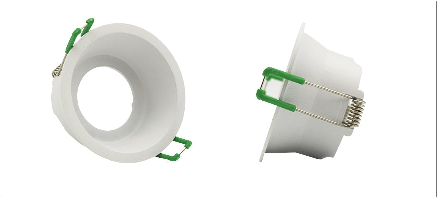 Round Deep Concave Single Ring Downlight LED Bulb Replaceable MR16 GU5.3/GU10 12V 85V-265V 75mm Hole Ceiling Spot Light