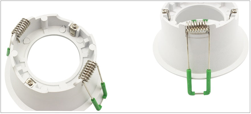 Round Deep Concave Single Ring Downlight LED Bulb Replaceable MR16 GU5.3/GU10 12V 85V-265V 75mm Hole Ceiling Spot Light