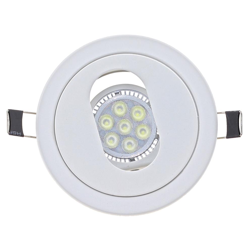 led GU10 fixture Adjustable led Ceiling Spot Light MR16 light bases Fitting Ovel Metal Holder Frame Replaceable Downlights