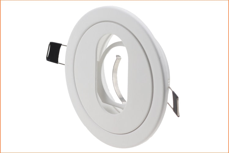 led GU10 fixture Adjustable led Ceiling Spot Light MR16 light bases Fitting Ovel Metal Holder Frame Replaceable Downlights