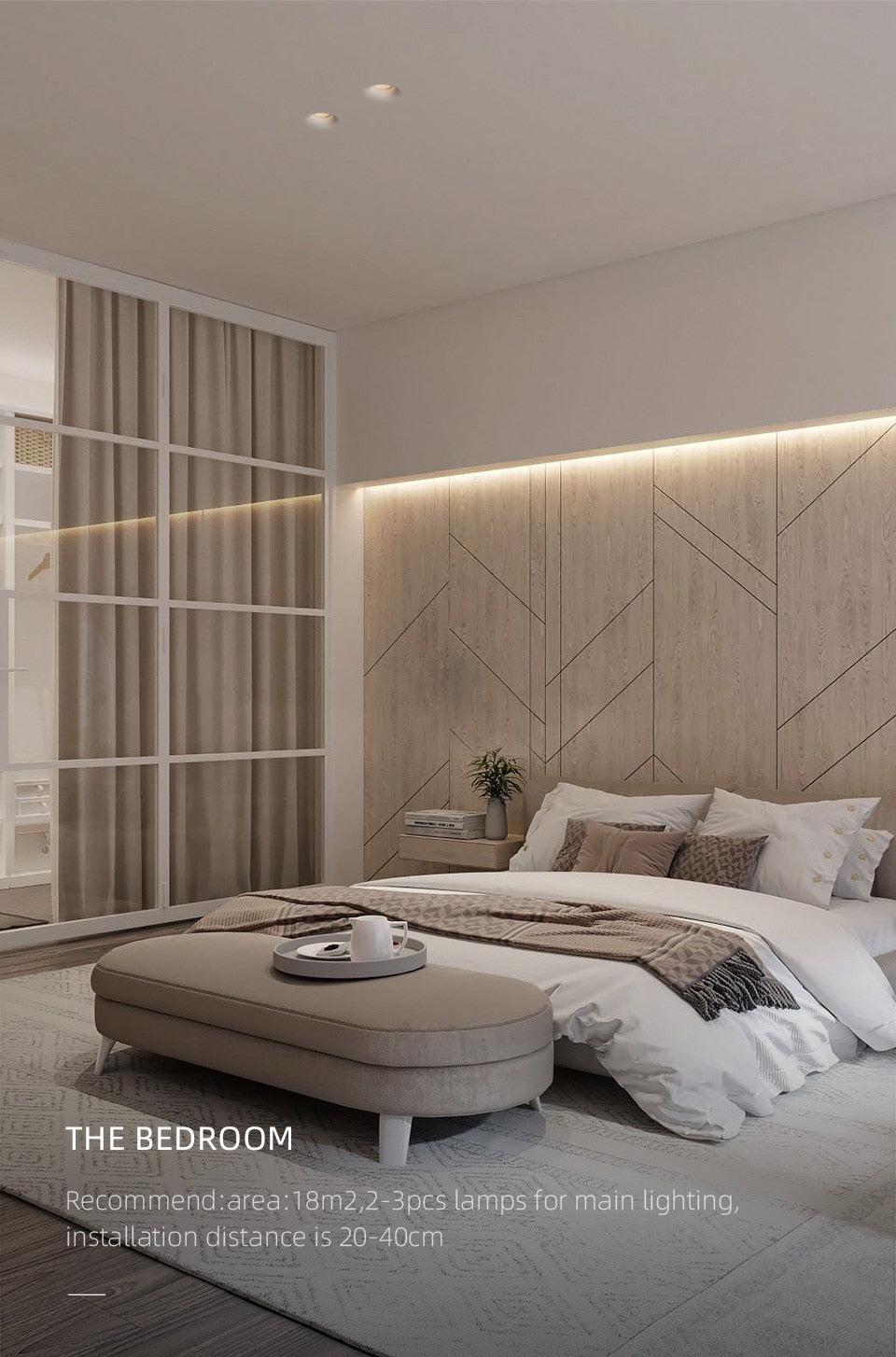 Aisilan led square round borderless recessed downlight embedded gypsum lamp ceiling spotlight for household living room aisle