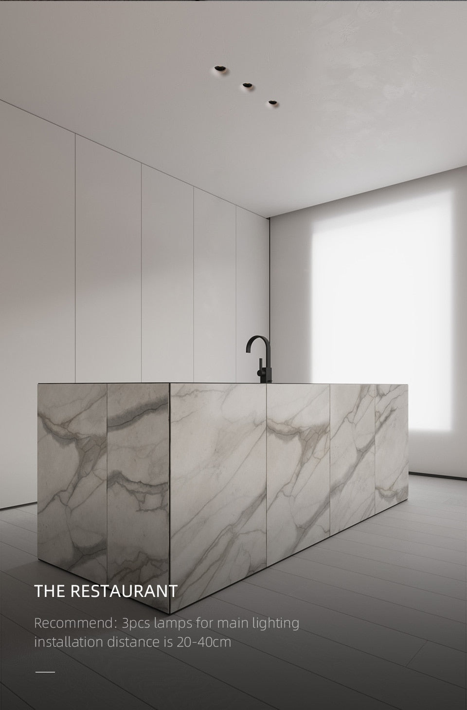 Aisilan led square round borderless recessed downlight embedded gypsum lamp ceiling spotlight for household living room aisle