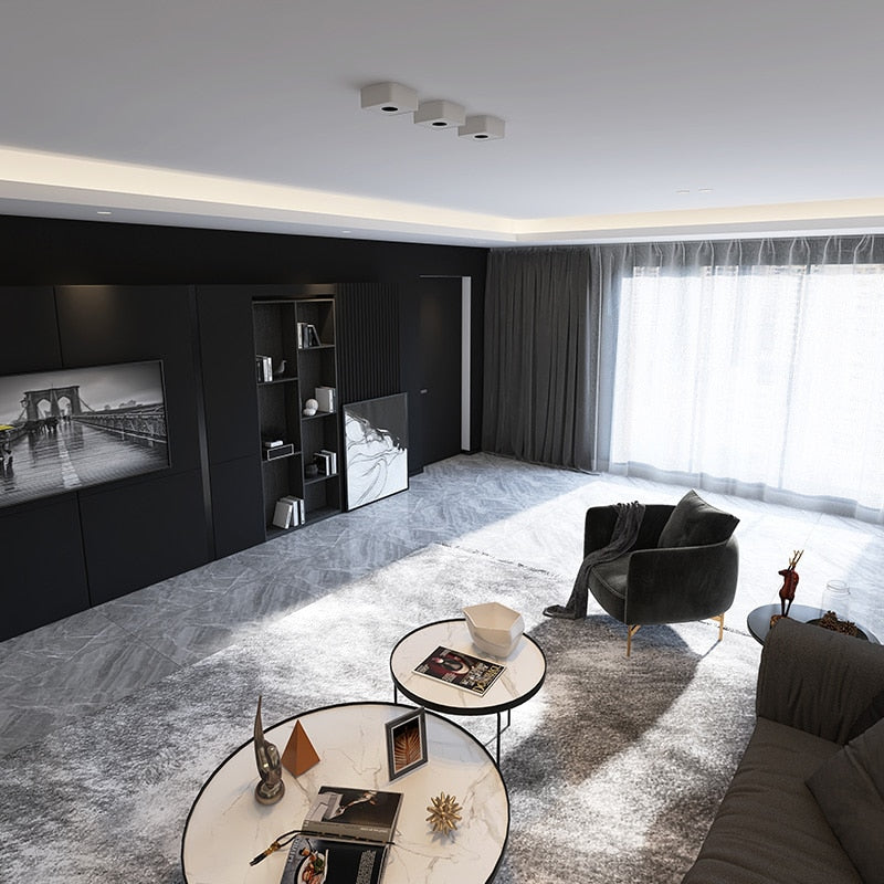 Aisilan Ultra-thin Led Surface Mounted Ceiling Downlight Anti-glare No Flicker Spot light for indoor Foyer Living Room AC90-260V