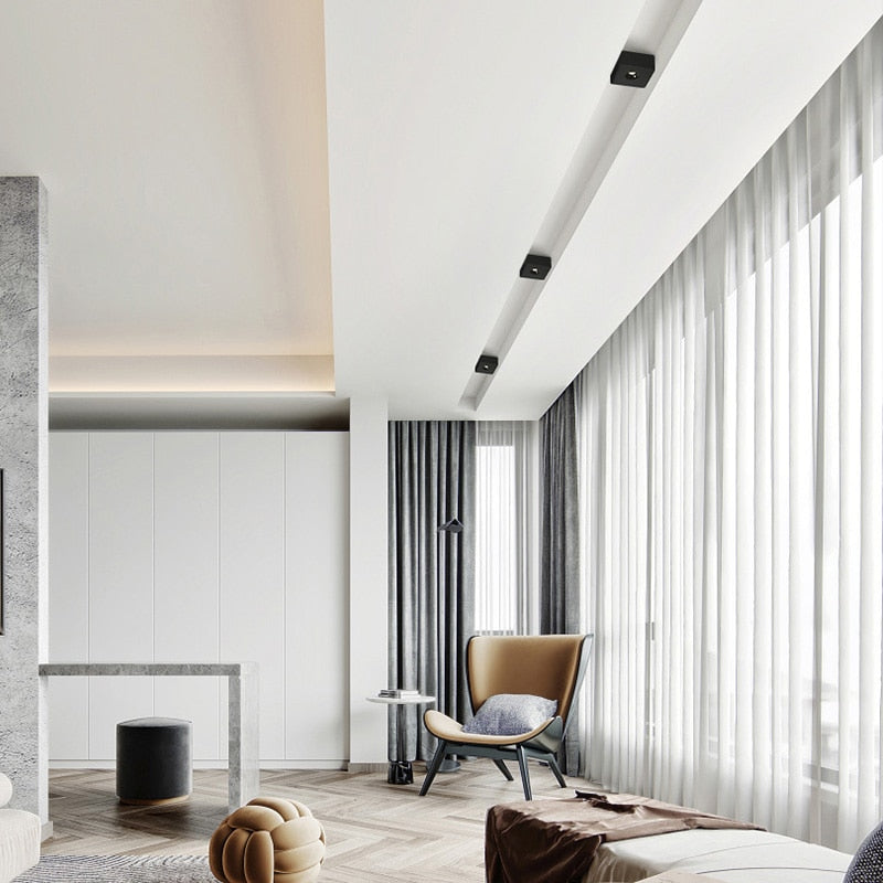 Aisilan Ultra-thin Led Surface Mounted Ceiling Downlight Anti-glare No Flicker Spot light for indoor Foyer Living Room AC90-260V