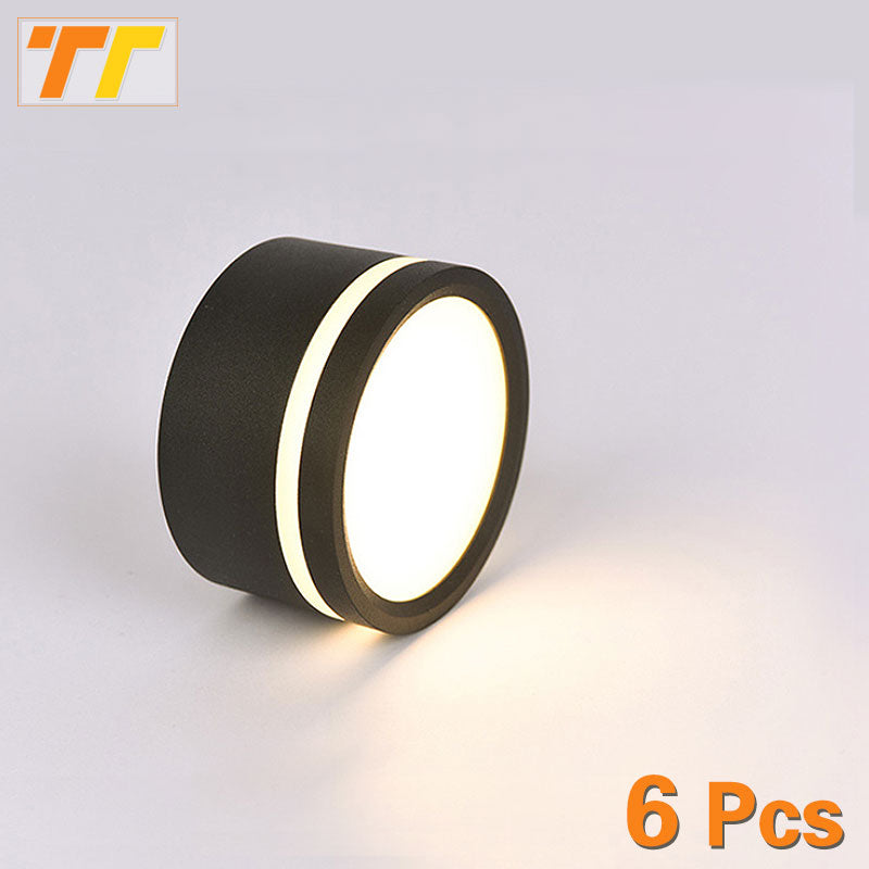 Led Downlight 5W 7W 9W 12W 15W 6 Pcs Surface Mounted Side Guide Light lamp for ceiling led spot lights Ceiling Fixtures Lighting