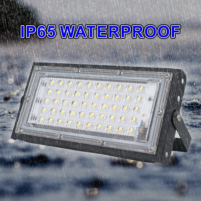 Led Flood Light AC 220V 230V 240V 2pcs/lot 50W Outdoor Floodlight Spotlight IP65 Waterproof LED Street Lamp Landscape Lighting