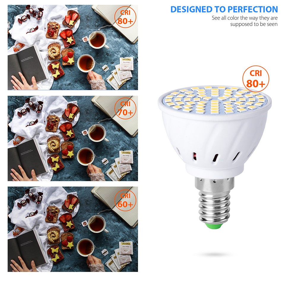 6PCS E27 Led Bulb GU10 Led Lamp E14 Corn Bulb 220V Spot Light MR16 Lampasa Led For Ampoule GU5.3 Home Spotlight B22 4W 6W 8W