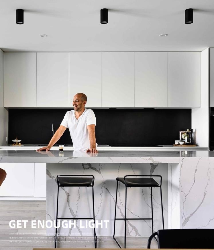 Dimbare Opbouw Plafond Downlights 7W 9W 12W 15W 18W 20W AC85-265V Plafondlamp cob Led Spot Light + Led Driver