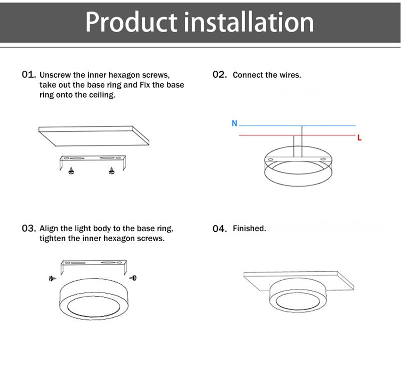 Surface Mounted Ultra-Thin LED Downlights 5W 9W 12W 15W 18W COB ceiling without driver Spot lights AC90-260V Wardrobe, bookcase lamp