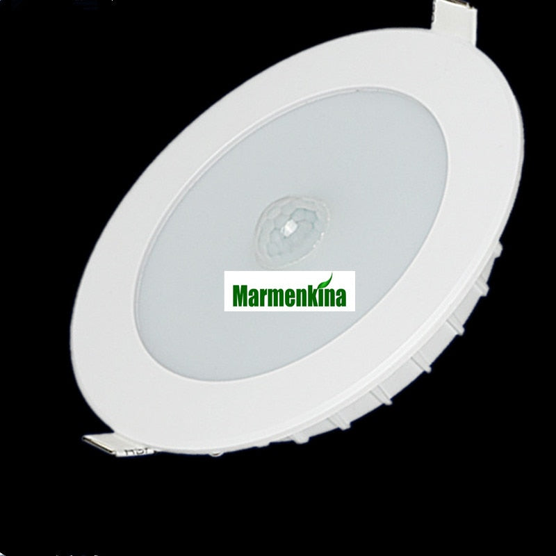 LED Recessed Ceiling Light 3W / 6W / 9W / 12W / 18W PIR Infrared Motion sensor downlights Bulb AC200-240V
