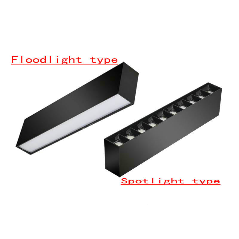 Frameless surface mounted Downlight AC110V-240V LED Linear Bar Lamp Aluminum Ceiling Light Long Strip Corridor Bedroom Decor