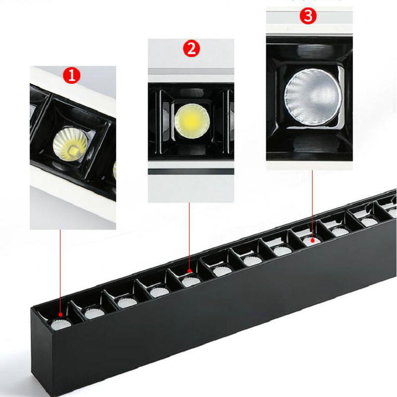 Frameless surface mounted Downlight AC110V-240V LED Linear Bar Lamp Aluminum Ceiling Light Long Strip Corridor Bedroom Decor