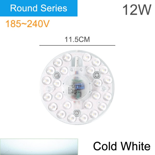 K-RU 12W-36W Magnetic LED Module Light 220V 240V Led Downlight Magnet Accessory Octopus Plate Ring 16W 20W Led Lamp For Ceiling
