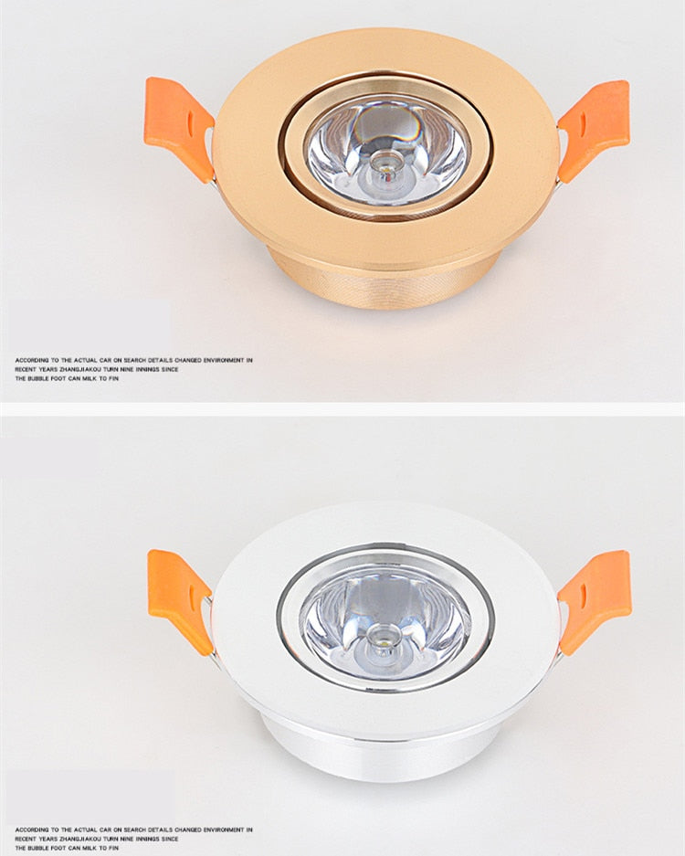 LED Ceiling Downlight RGB 3W Dimmable DC12V Recessed LED Spot Light Cabinet Showcase Lamp 220V Led Bulb With Remote Control