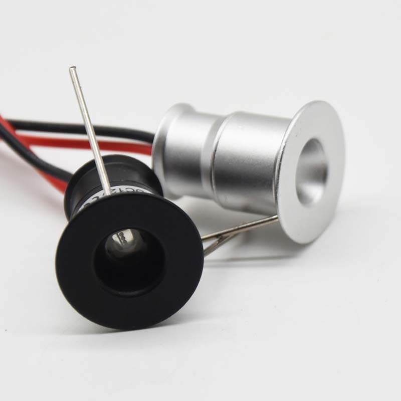 Downlight RGB 1W IP65 15mm 12V Mini LED Wall Stair Spot Light Bathroom Swimming Pool DJ Stage Sauna Kitchen Dining Spotlight