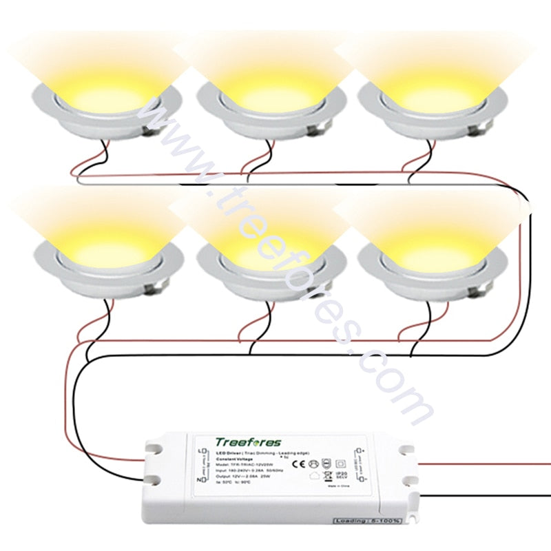 IP65 Ultra Thin 14mm Mini LED Ceiling Light 2inch 3W Downlight 12V 24V IP65 Lighting Fixture Bathroom Ceiling Lamp Kit