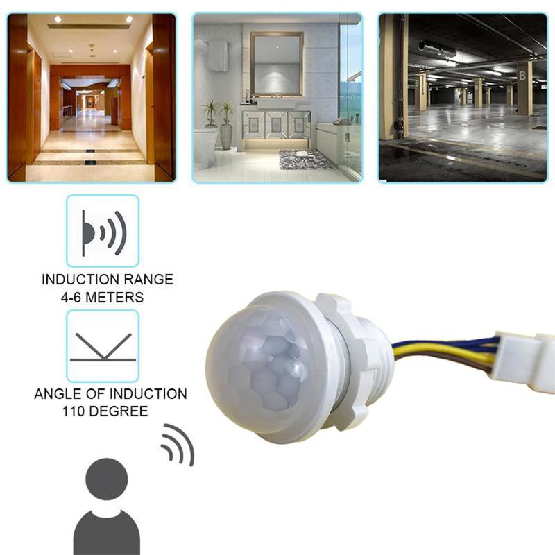 Infrared Human Body Probe Ceiling Lamp With Led Downlight Human Body Sensor Switch Home Light Detection