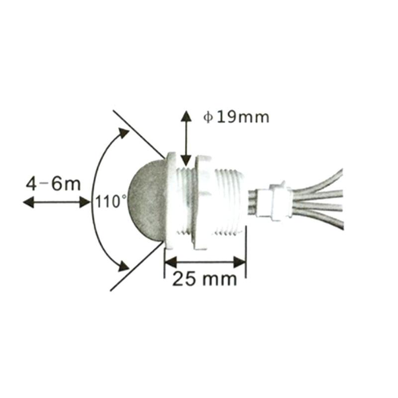 Infrared Human Body Probe Ceiling Lamp With Led Downlight Human Body Sensor Switch Home Light Detection