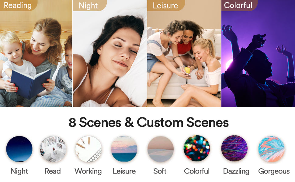 Recessed LED Ceiling Light Smart Downlight WiFi Recessed Light Round Spot Light 6 in 12W Slim Recessed Light with E27 Interface