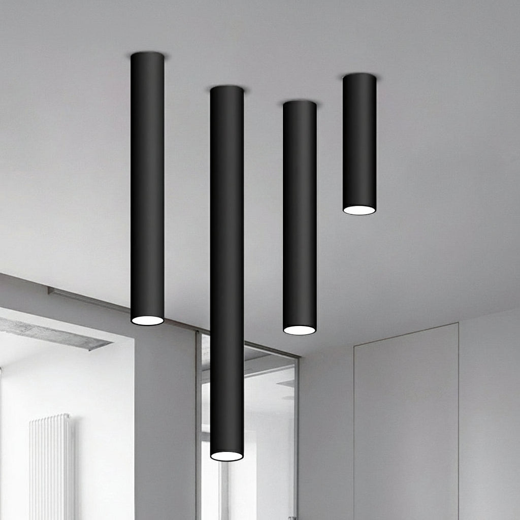 Long Tube Led Downlight Surface Mounted No Cut Hole Led Ceiling Downlight Length 75mm 200mm 300mm Indoor Led Ceiling Decoration