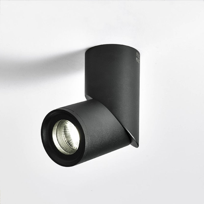 New Dimmable Rotating LED Downlights 10W 15W 20W COB LEDCeiling Spot Lights AC110-220V Warm Cold White Indoor Lighting