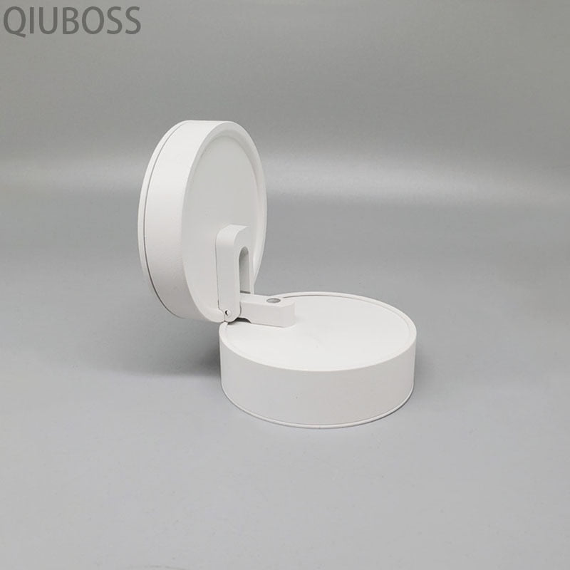 Folding Square LED Downlight COB 7W/9W/12W Surface Mounted LED Ceiling Lamp AC90~260V 355 Degree Rotation Spotlight Indoor Lamp