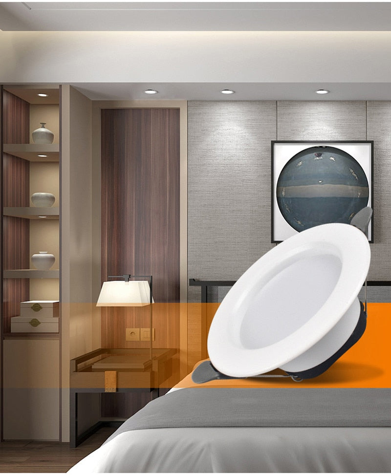 Embedded LED ceiling light spotlight hole light living room ultra-thin 6W 9W 15W 20W engineering downlight