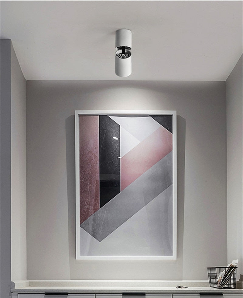 Dimmable 90 Foldable Recessed Ceiling Downlight AC 110V 220V 12W 15W Black/White Housing 360 Degree Rotatable Ceiling Spot Light