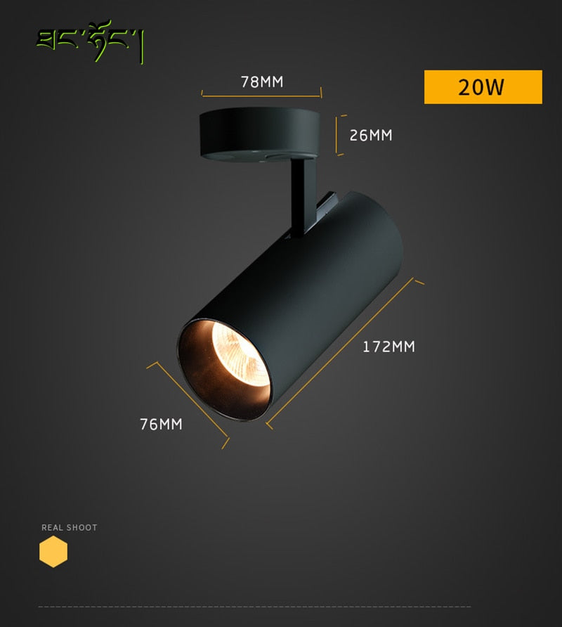 Surface Mounted 360° Rotatable LED Ceiling Downlight 7W 12W 20W 30W Spotlight Clothing Shop Store Home 220V