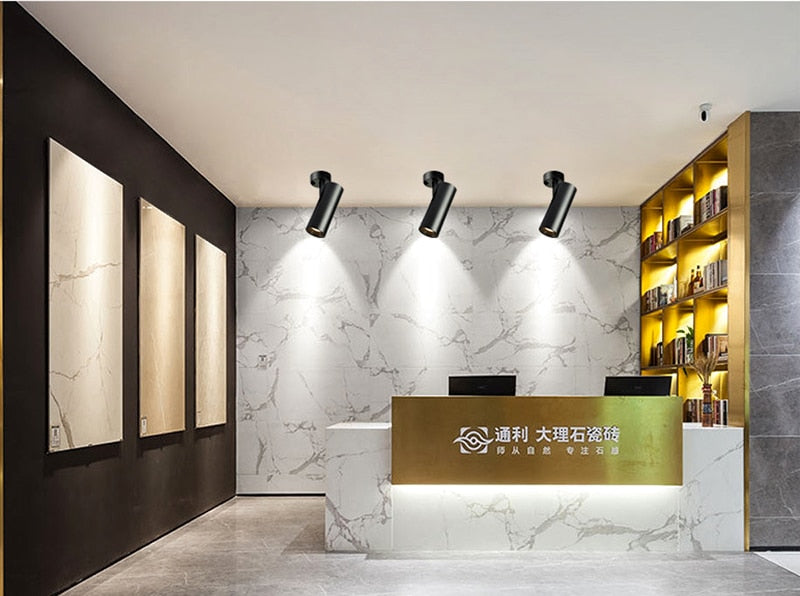 Surface Mounted 360° Rotatable LED Ceiling Downlight 7W 12W 20W 30W Spotlight Clothing Shop Store Home 220V