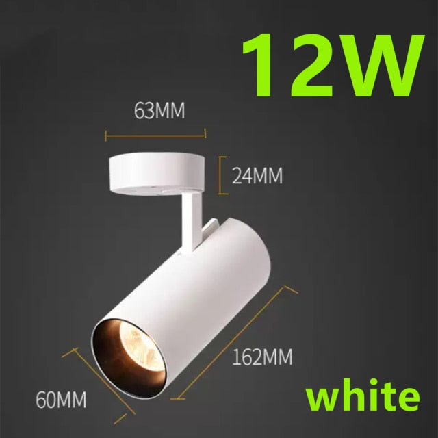 Surface Mounted 360° Rotatable LED Ceiling Downlight 7W 12W 20W 30W Spotlight Clothing Shop Store Home 220V