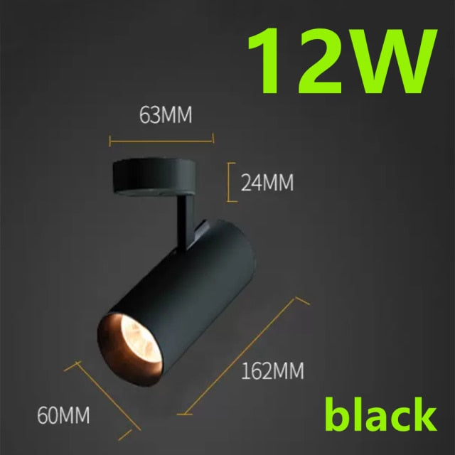 Surface Mounted 360° Rotatable LED Ceiling Downlight 7W 12W 20W 30W Spotlight Clothing Shop Store Home 220V