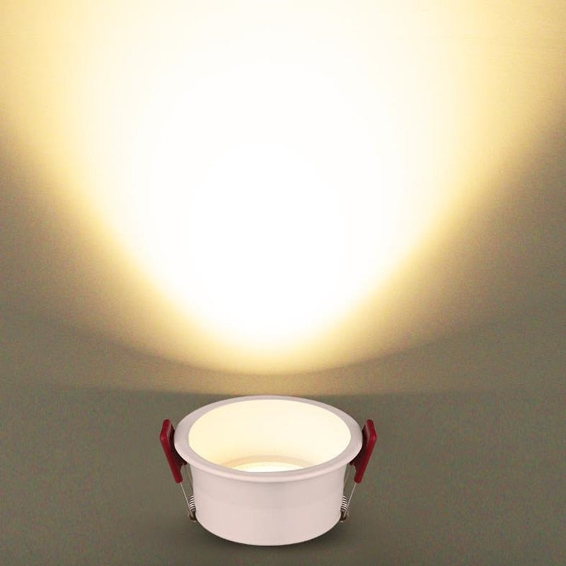 Dimmable Anti Glare Recessed Downlights Round LED Ceiling Lights Spot Lamp Led Ac220v 90-260v Spot 18w Home Decor Homekit Bulb