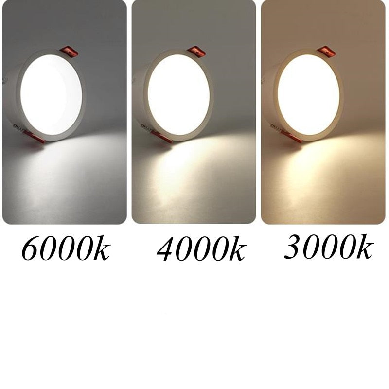 Dimmable Anti Glare Recessed Downlights Round LED Ceiling Lights Spot Lamp Led Ac220v 90-260v Spot 18w Home Decor Homekit Bulb