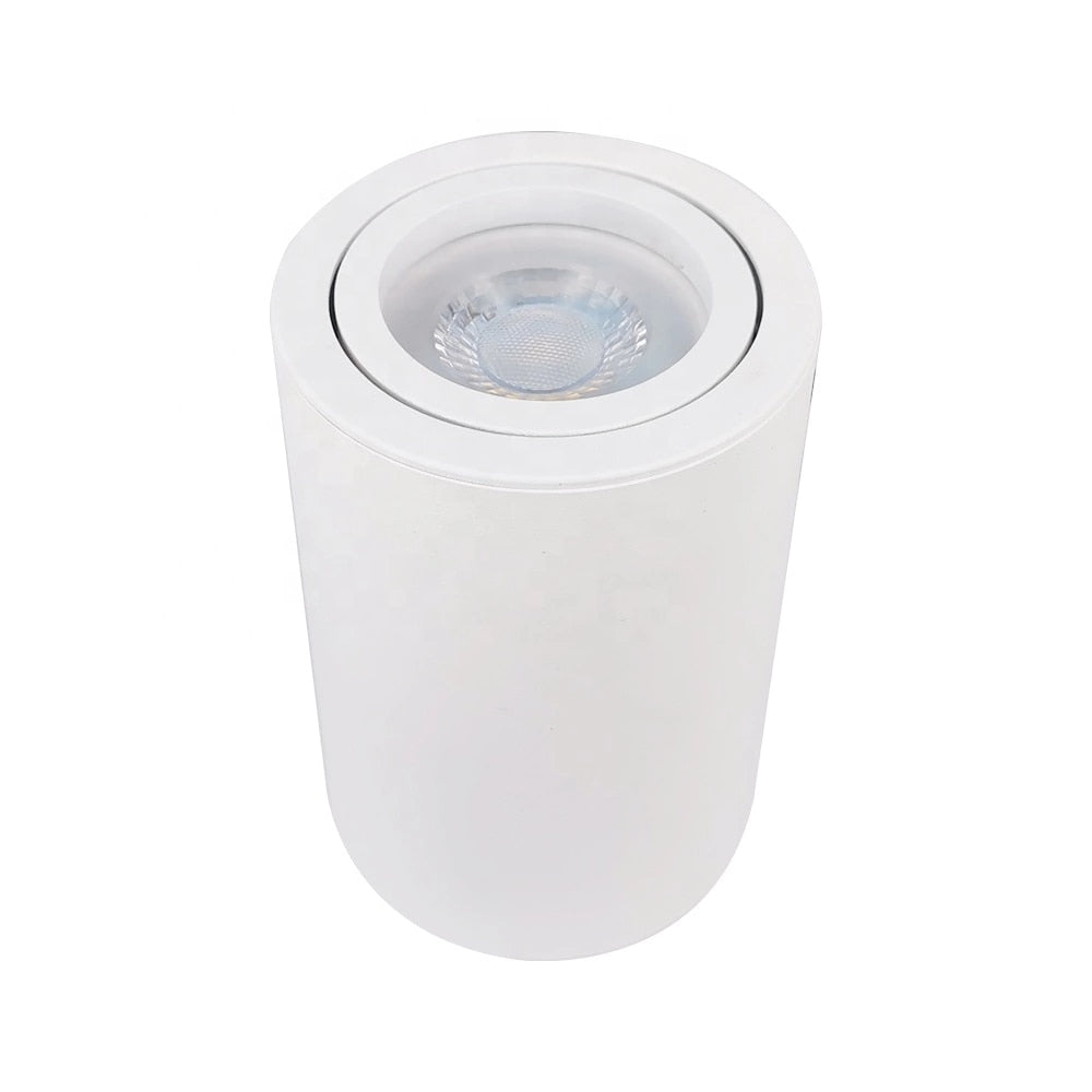 Cylinder Surface Mounted LED GU10 Downlight Fixture 220V Bathroom Waterproof IP65 Outdoor Ceiling Down Spot Light Fitting