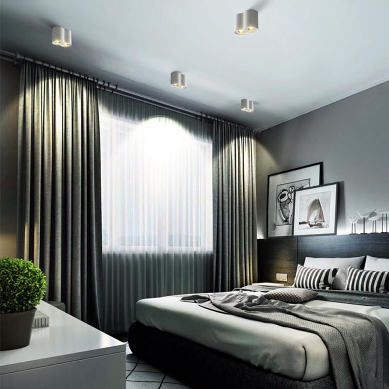 Modern LED Ceiling Spot Lamp 5W 10W 14W GU10 Surface Mounted Dimmable Spotlight Bedroom Bedside Kitchen Balcony Lighting Fixture