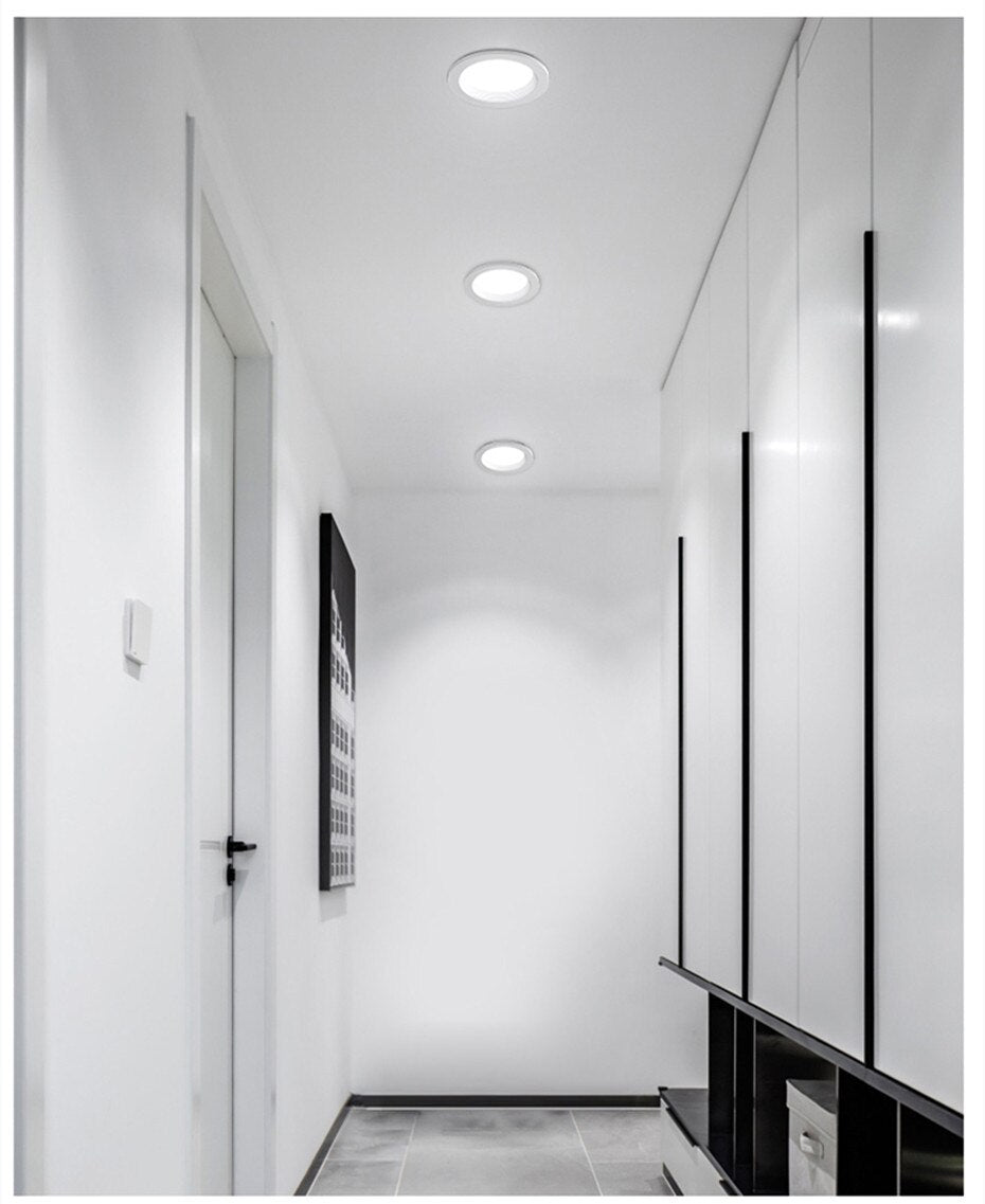 Led Downlight Recessed Spot Led 7W 10W 12W Dimmable Ceiling Lamp Indoor Lighting For Living Room Bedroom Kitchen Office