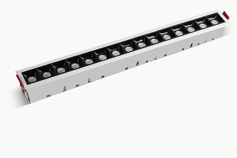 Dimmable LED Downlight 10W 20W 30W Spot Light Line Light Bar Creative Linear Long Strip Living Room Corridor Recessed