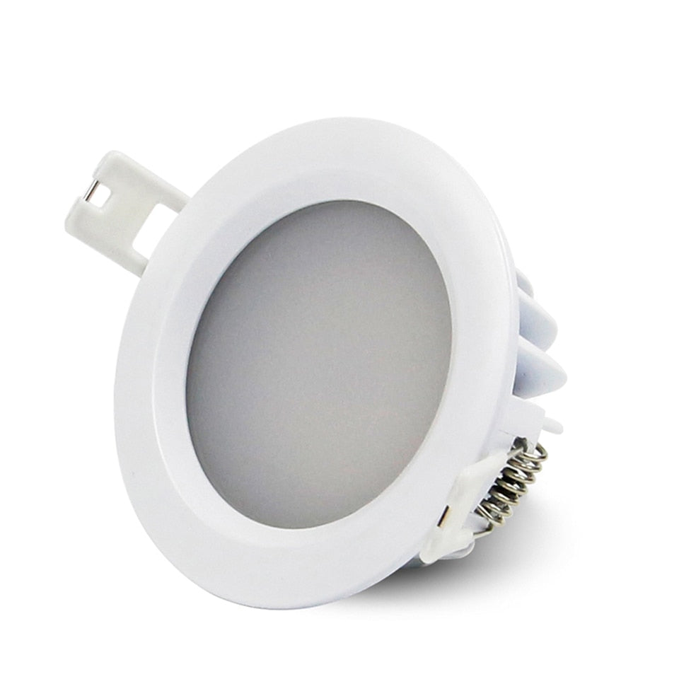 IP65 LED Downlight 5W 7W 9W 12W 15W Waterproof LED DownLights AC220V 230V 240V Recessed Downlight LED Spot For Bathroom