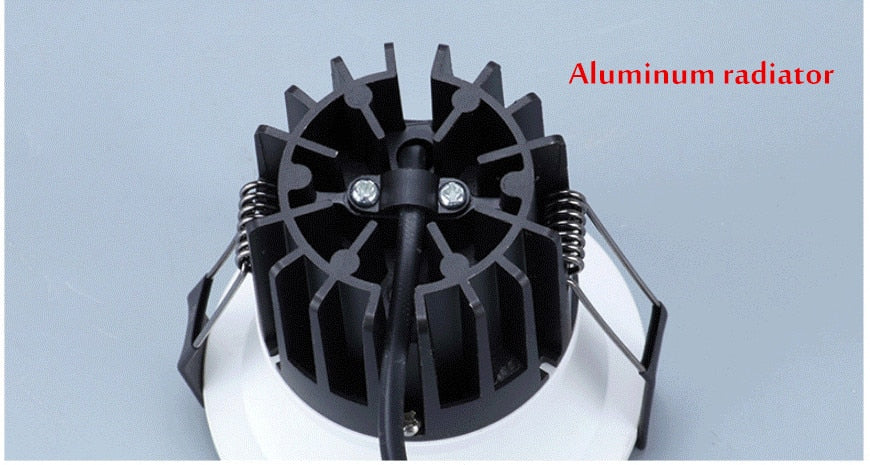 Hoge Kwaliteit Ronde Dimbare Recessed Led Downlights 7W 9W 12W Cob Led Plafond Lamp Spot Verlichting AC110-220V indoor Verlichtin