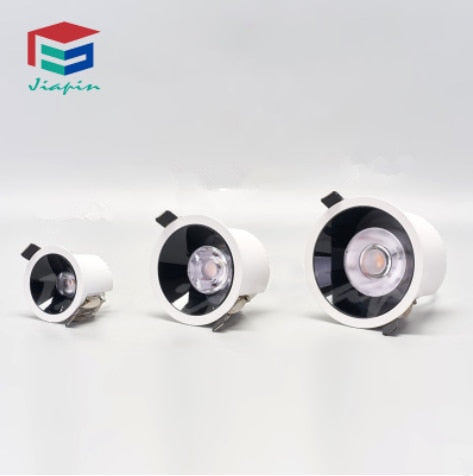 Dimmable waterproof led spot light wall washer COB ceiling light 7W/10W/15W/20W/25W/30W anti-glare aisle downlight spotlight 220v