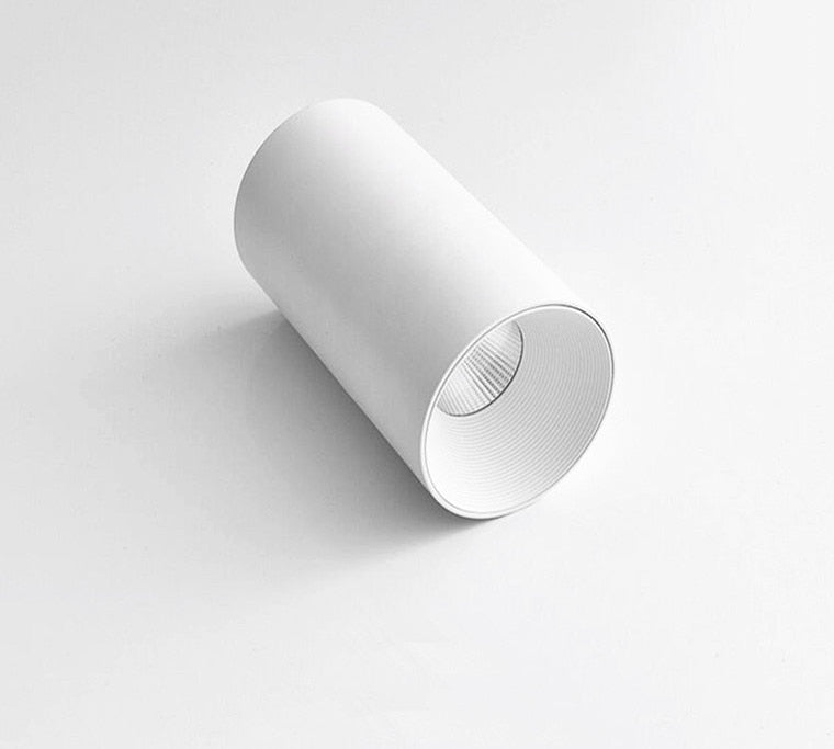 Cylindrical Dimmable COB LED Downlights 10W 12W 15W LED Ceiling Spot Lights AC85~265V LED Ceiling Lamps Background Lighting