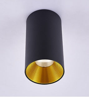 Cylindrical Dimmable COB LED Downlights 10W 12W 15W LED Ceiling Spot Lights AC85~265V LED Ceiling Lamps Background Lighting