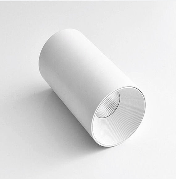 Cylindrical Dimmable COB LED Downlights 10W 12W 15W LED Ceiling Spot Lights AC85~265V LED Ceiling Lamps Background Lighting