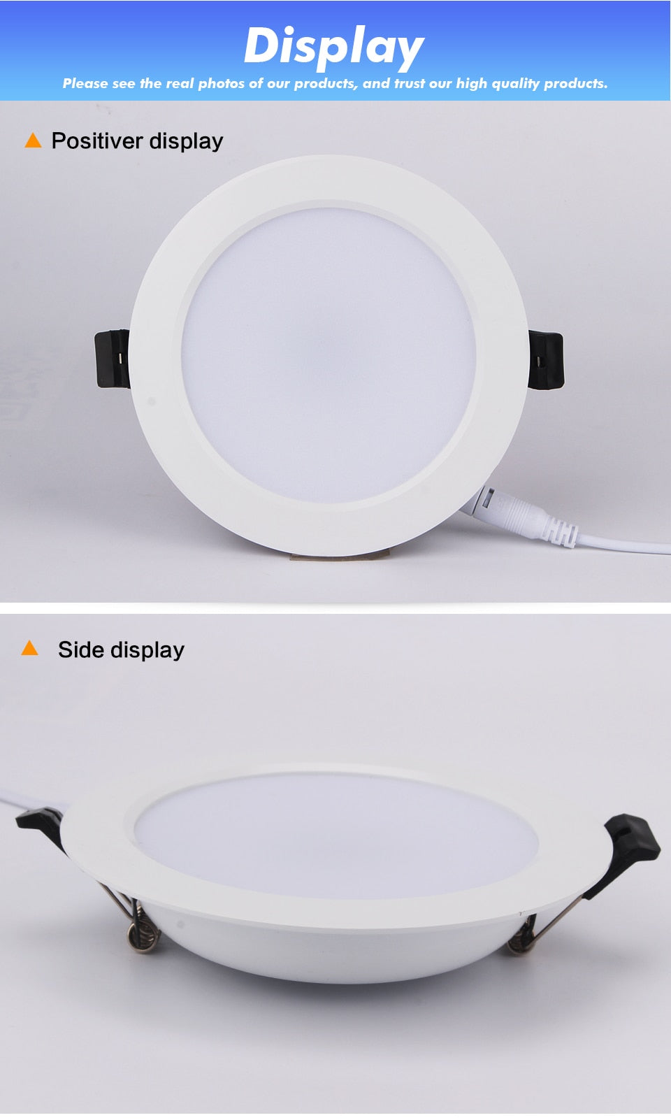 LED Downlight 3W 6W 9W 12W 15W 18W 10PCS/LOT Recessed Round LED Ceiling Lamp AC 110V 220V 240V Indoor Warm Cold White Lighting