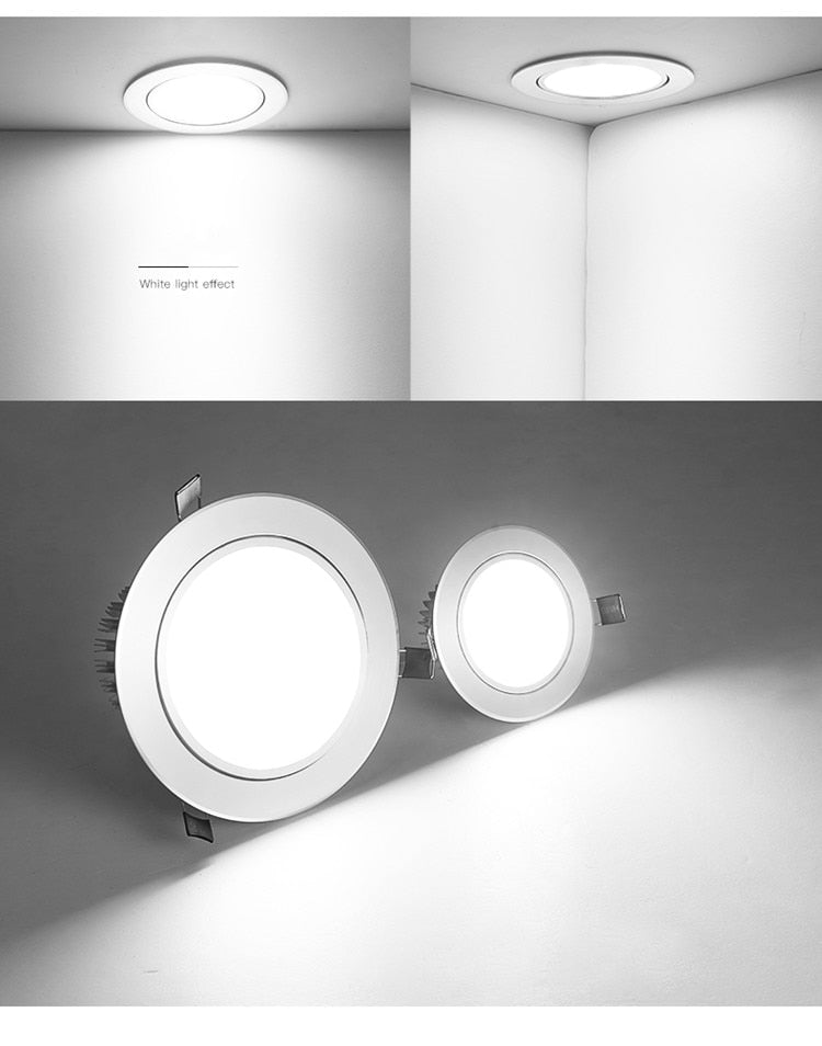 ACETIDE LED downlight Recessed Spot 6W 9W 12W 15W 21W AC220V LED Ceiling Downlight Dimmable led Downlight LED Spot Light
