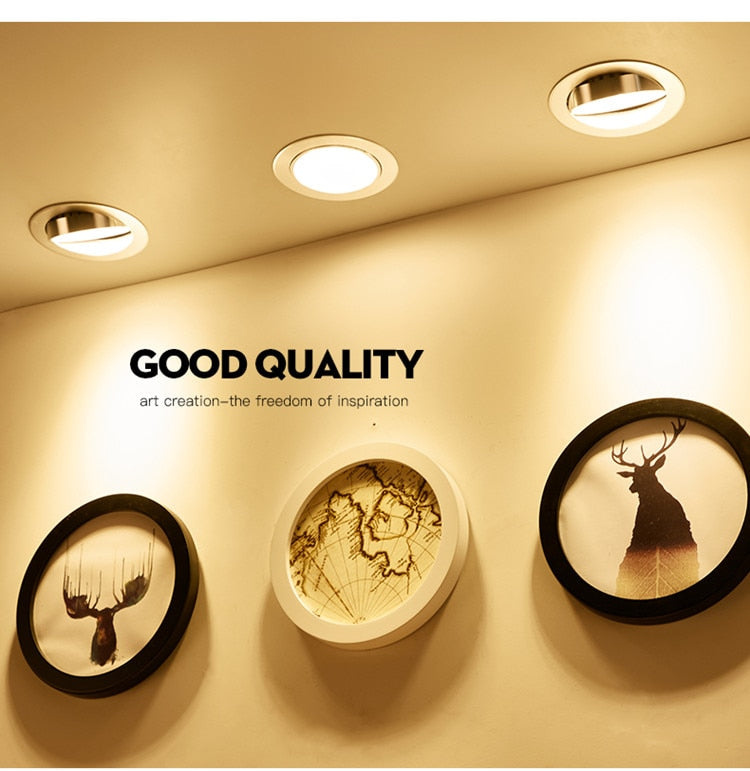 ACETIDE LED downlight Recessed Spot 6W 9W 12W 15W 21W AC220V LED Ceiling Downlight Dimmable led Downlight LED Spot Light