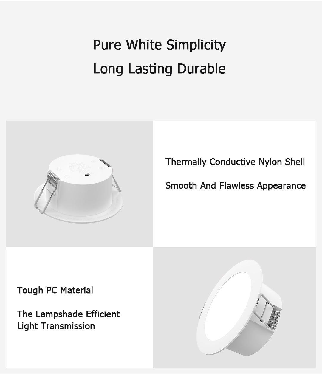 Led Downlight Bluetooth Mesh Version Controlled By Voice Smart Remote Control Adjust Outdoor Ceiling Light