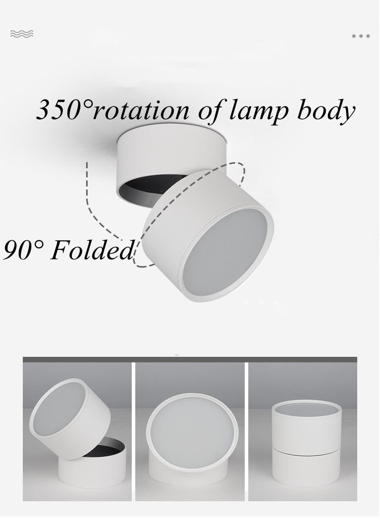 Led Downlight Luminaire Ceiling Lamp Dimmable Surface Spot Kitchen Led Lights For Room Indoor Lighting Living Room Hotel AC220V
