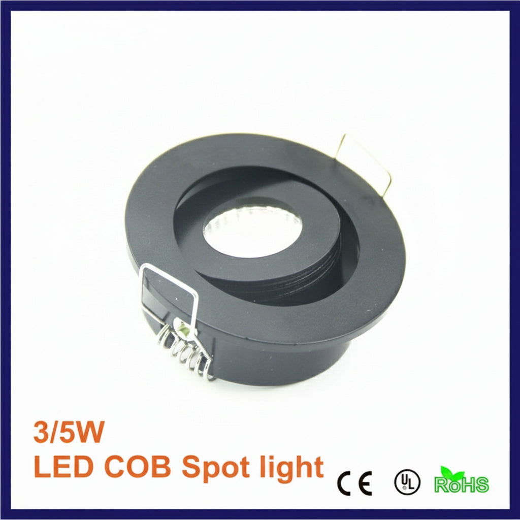 Factory 3W Micro Led Spot Light White Miniature Mini COB LED Downlights 3W Small Recessed Spotlights Cob